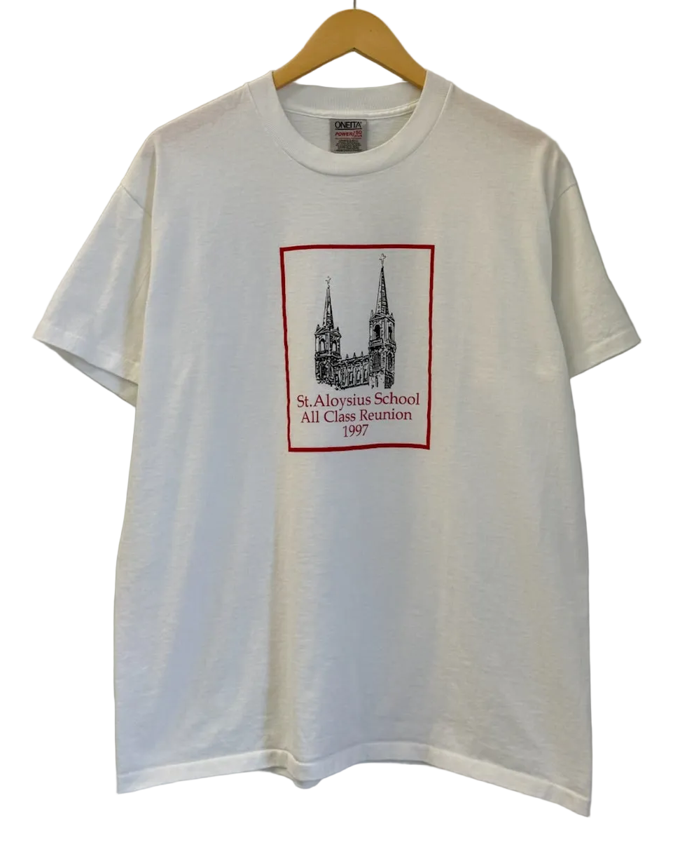 3A-65-CH White St. Aloysius School Tee