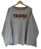 3A-111-CH Grey Texas Longhorns Crewneck