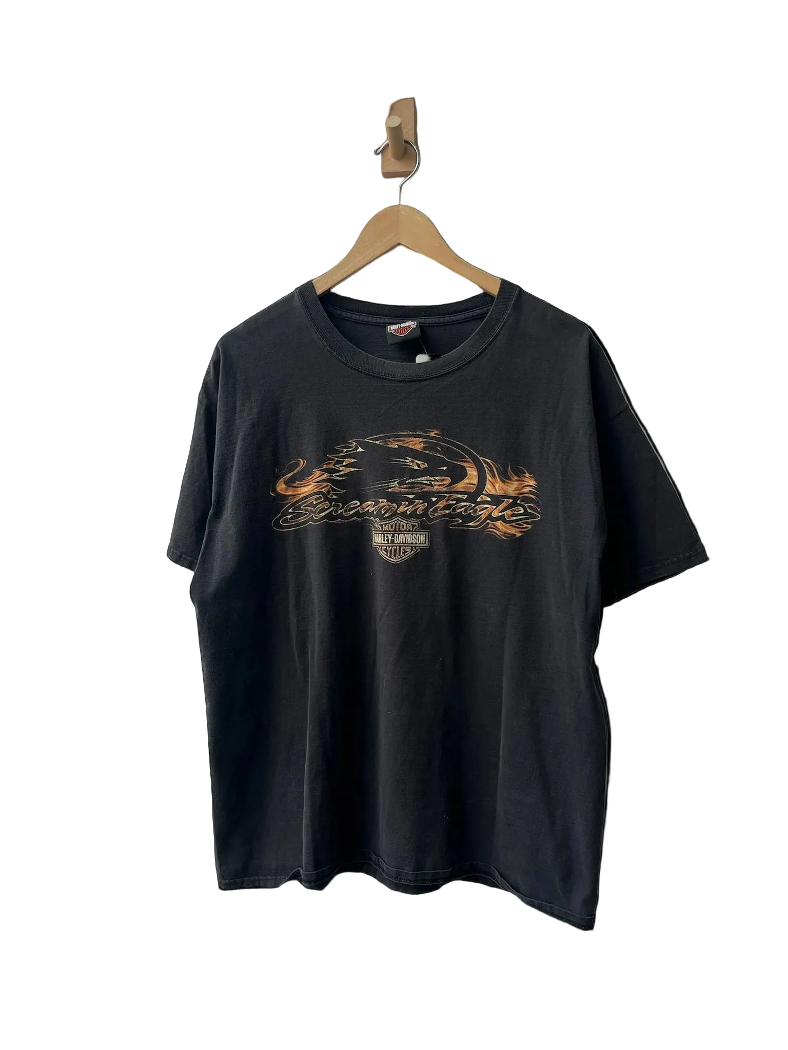 11-480-CH Black Harley Davidson Screamin' Eagles Graphic T-shirt