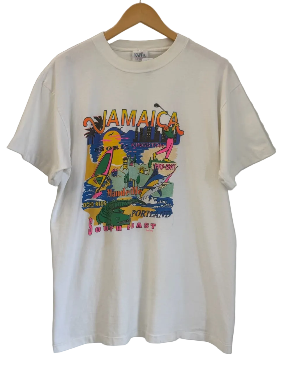 3A-77-CH White Jamaica Tee