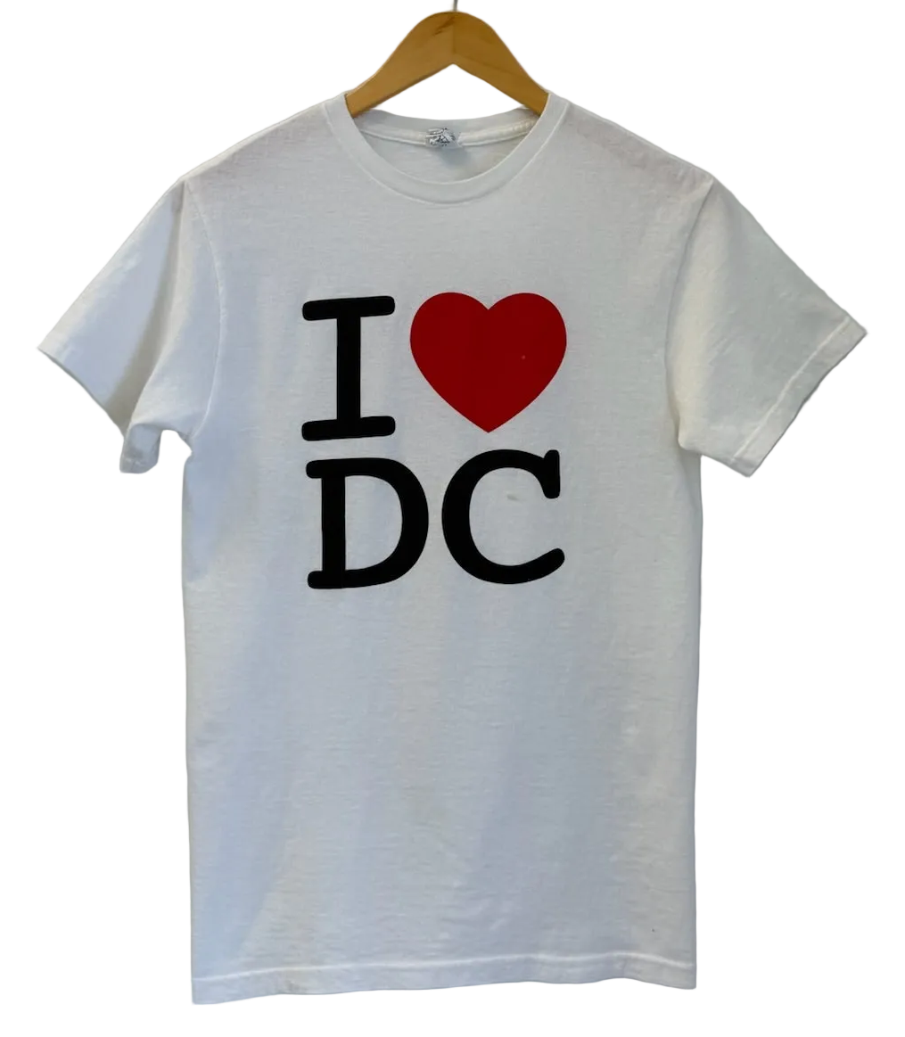 3A-63-CH White I Heart DC Tee