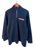 11-74-CH Navy Quarter Zip Fleece