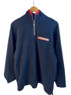 11-74-CH Navy Quarter Zip Fleece