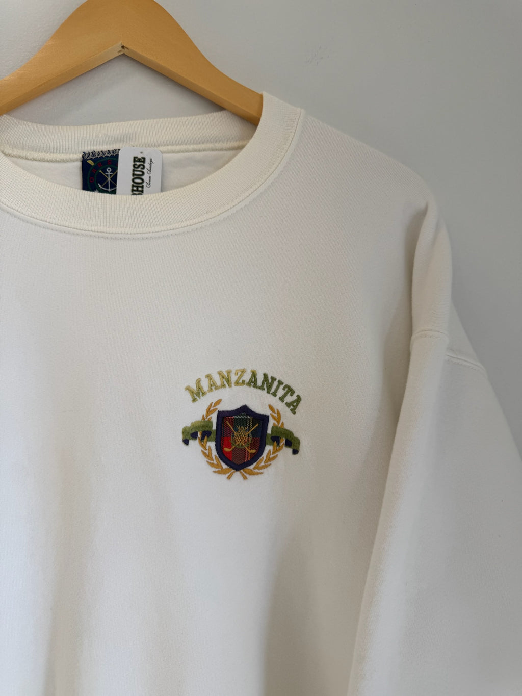 3A-104-CH White Manzanita Crewneck