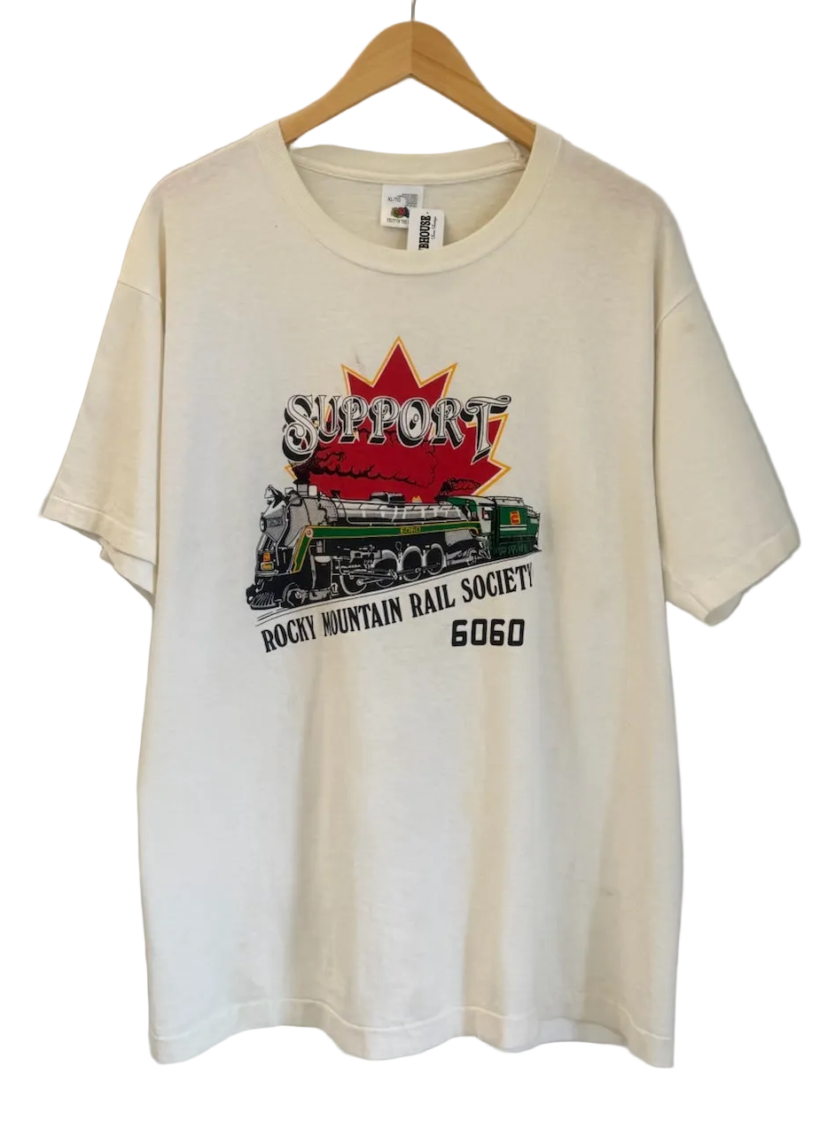 3A-71-CH White Rocky Mountain Rail Tee