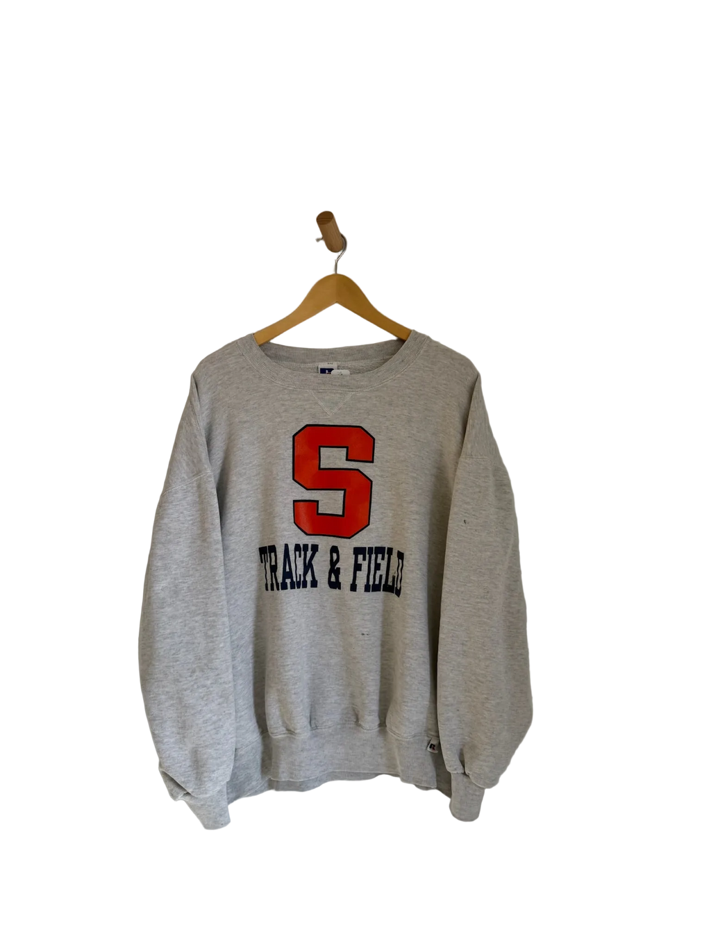 3A-106-CH Grey Track & Field Crewneck