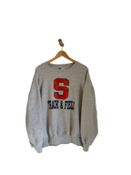 3A-106-CH Grey Track & Field Crewneck