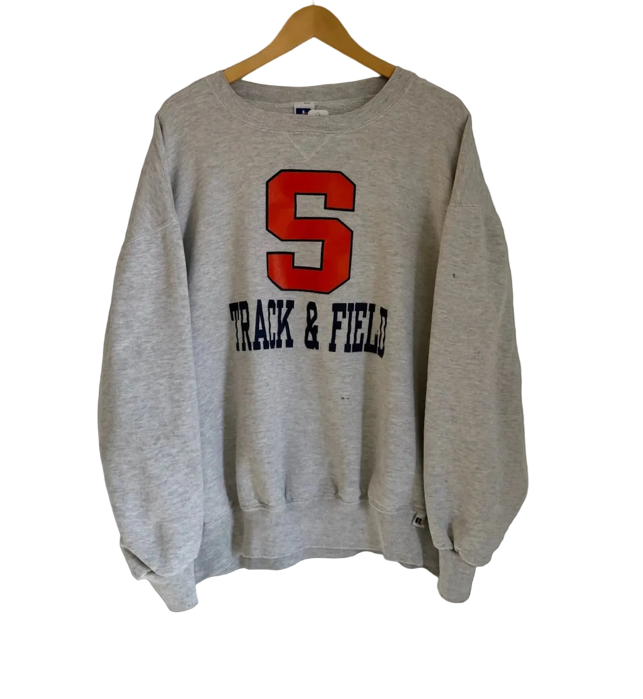 3A-106-CH Grey Track & Field Crewneck