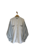 3A-99-CH White Patterned Button Up
