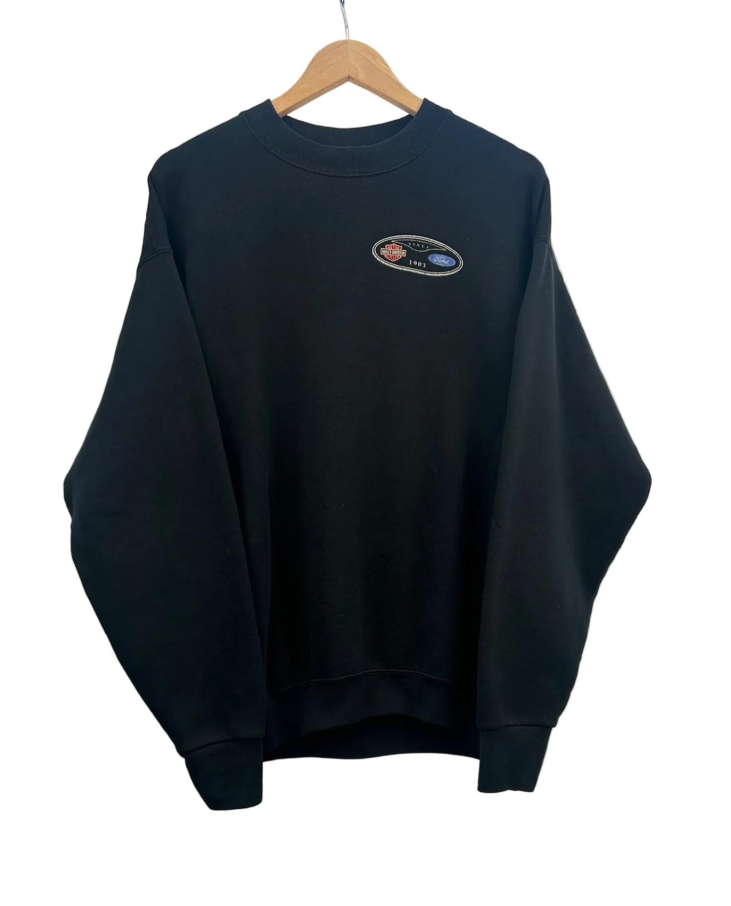 11-527-CH Black Harley Davidson Crewneck