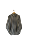 3A-98-CH Grey Plaid Button Up