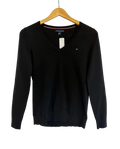 10-102 Black Tommy V Neck
