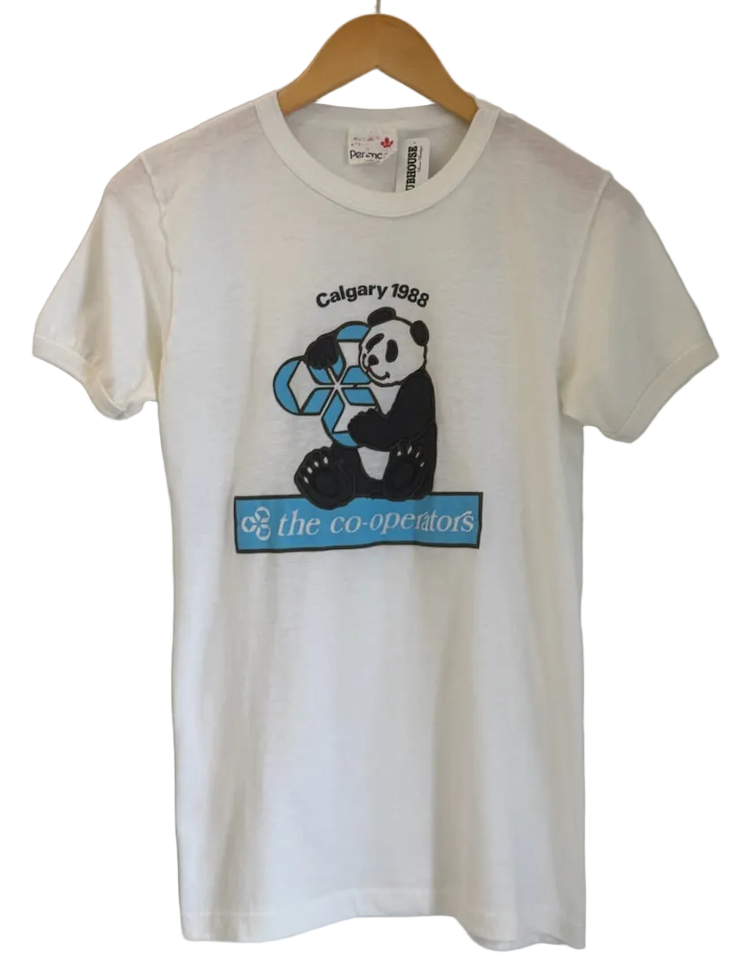 3A-78-CH White Calgary 1988 Tee