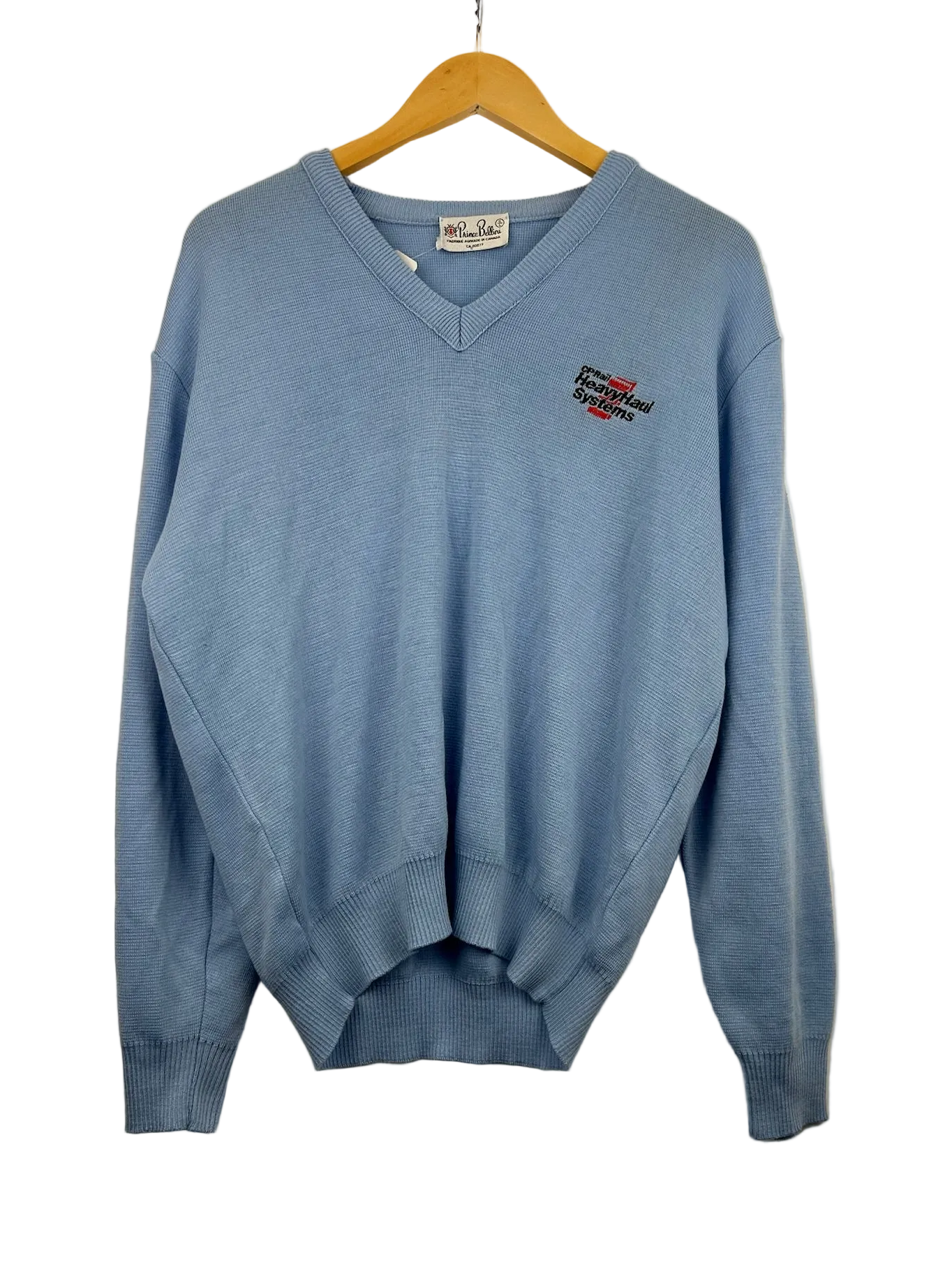 11-109-CH Baby Blue V-Neck Longsleeve Sweater