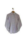 3A-97-CH White Striped Button Up