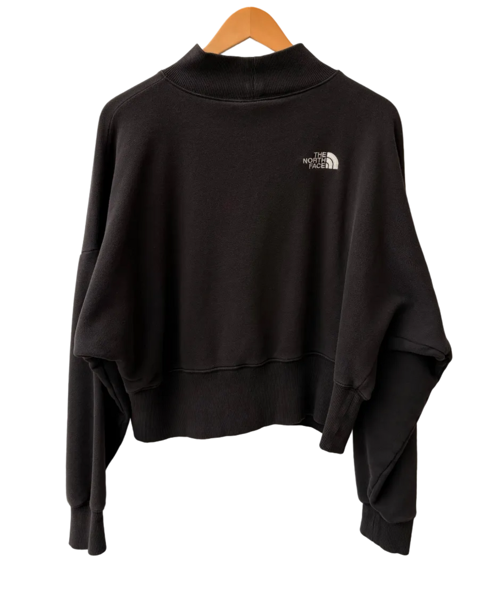 TNF Mock Neck Crop Sweater