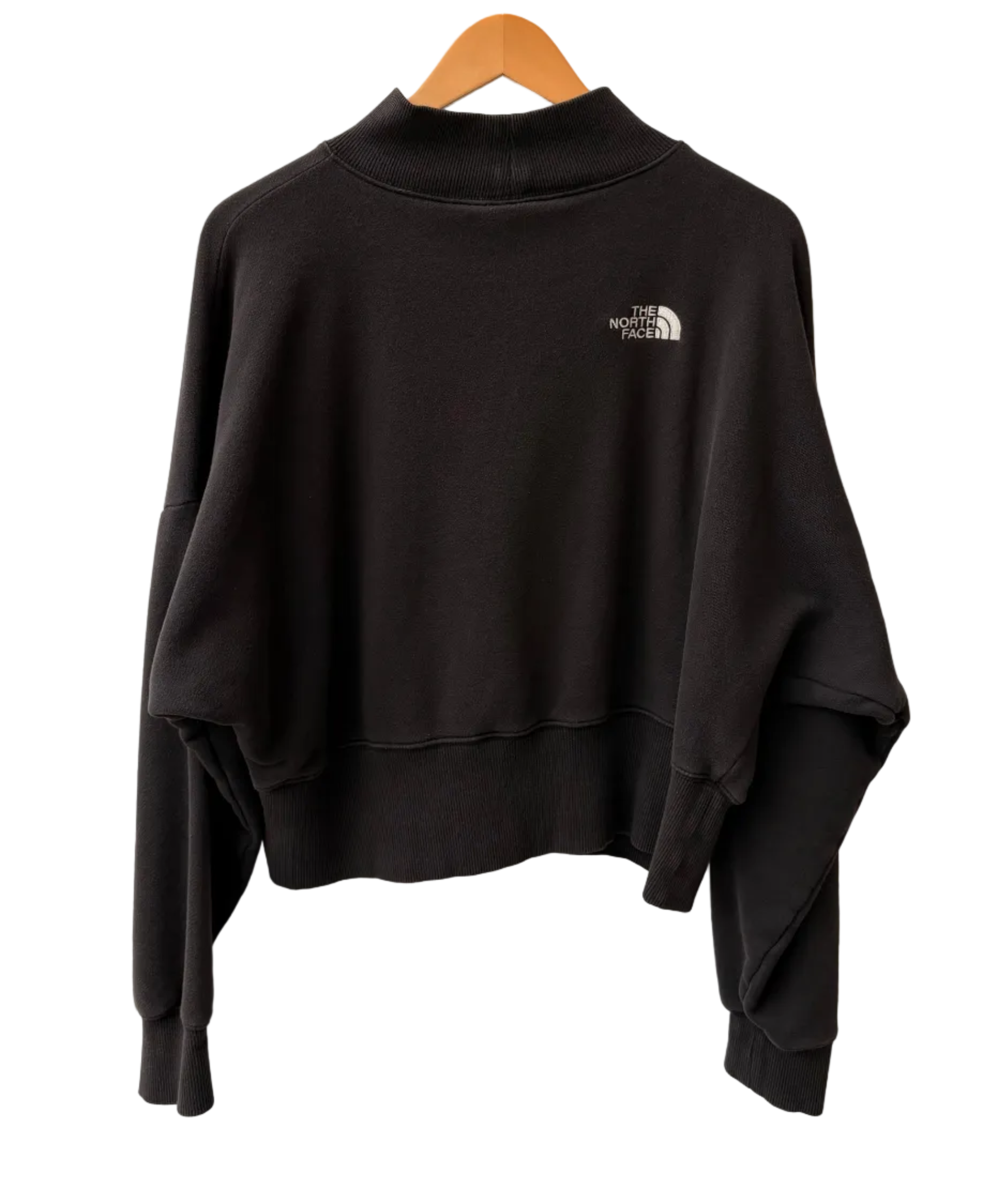 TNF Mock Neck Crop Sweater