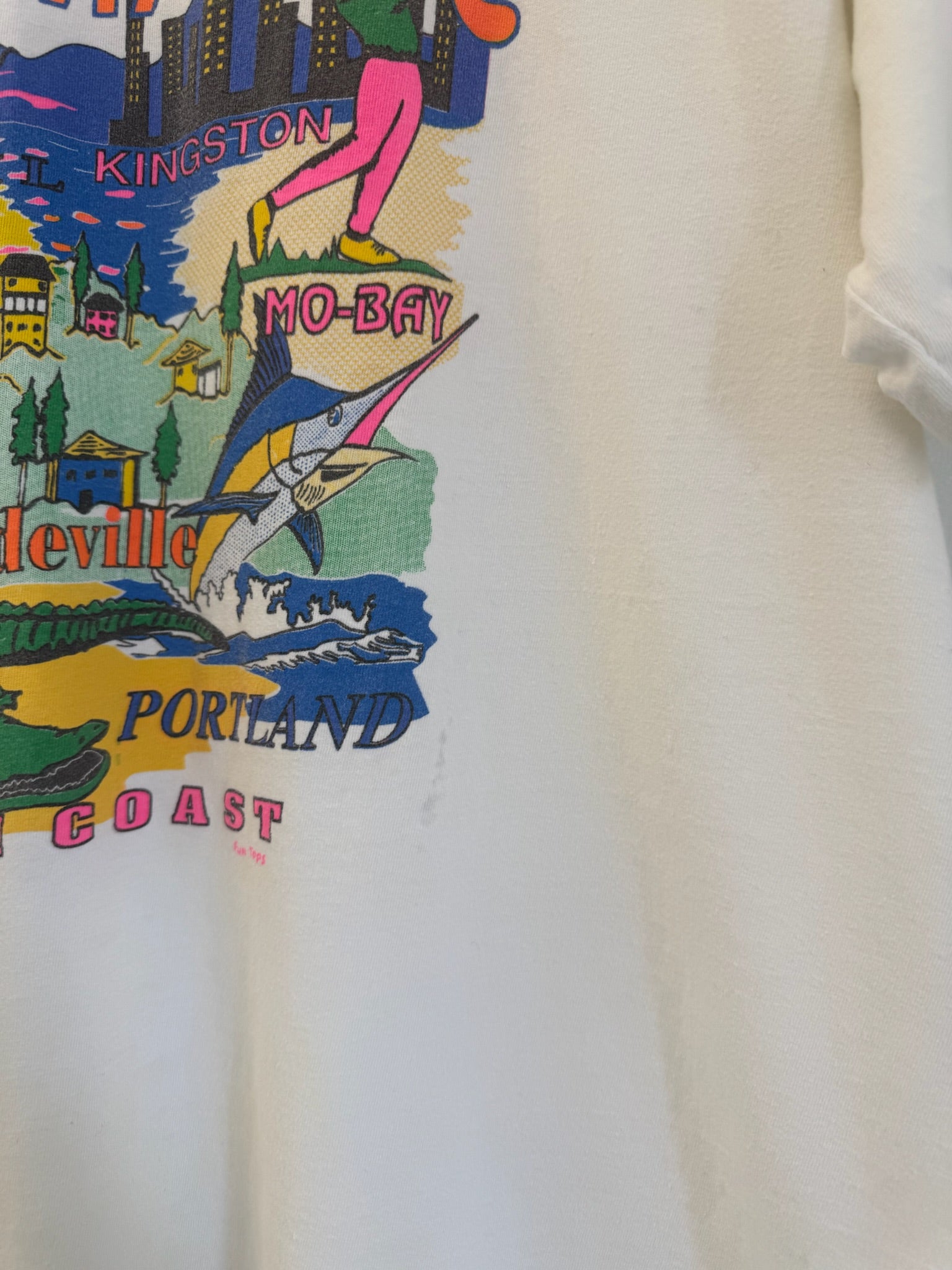 3A-77-CH White Jamaica Tee