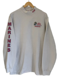 3A-89-CH White Maine Corps Mockneck Longsleeve