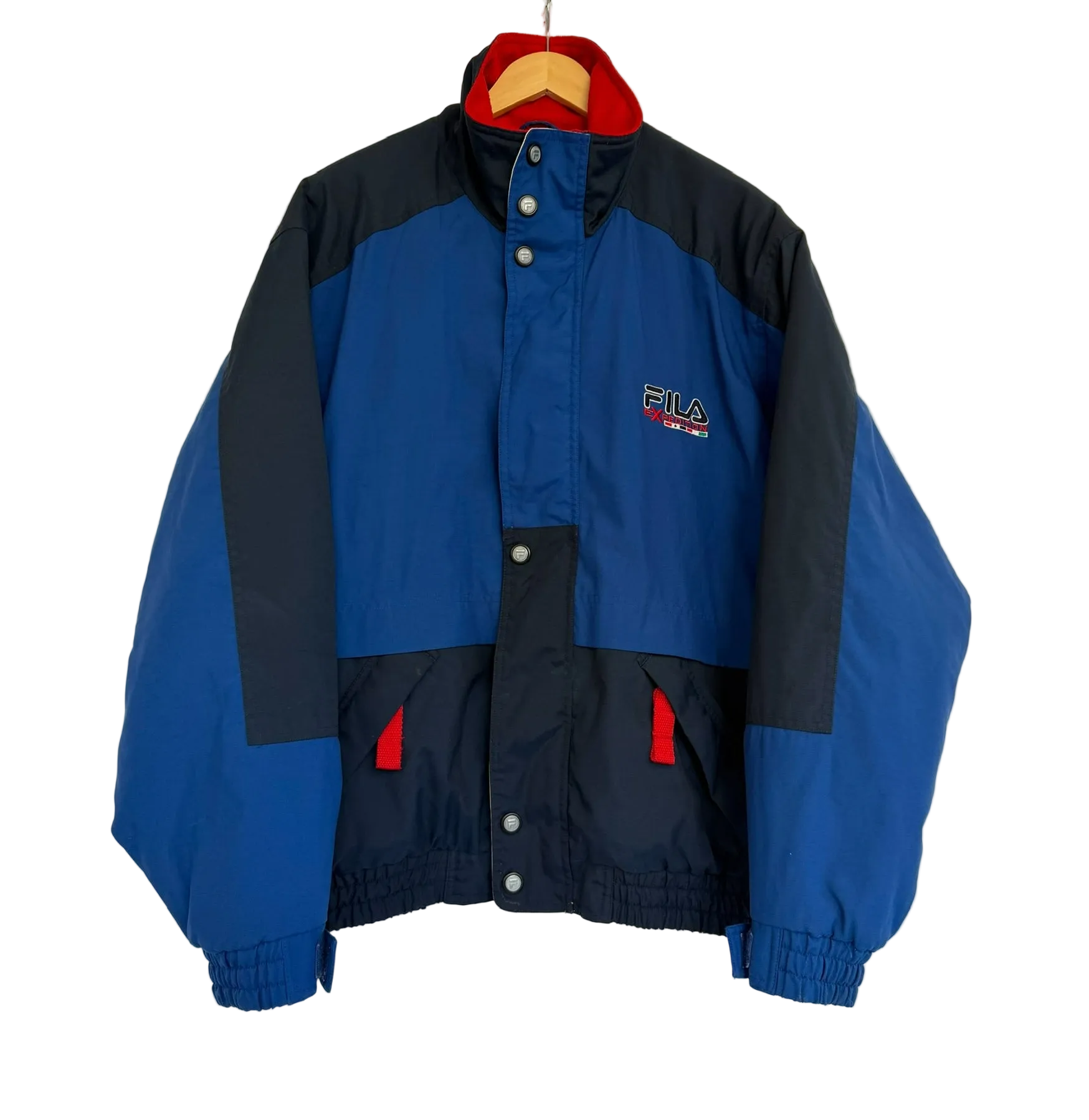 11-634-CH Blue Fila Expedition Puffer Jacket