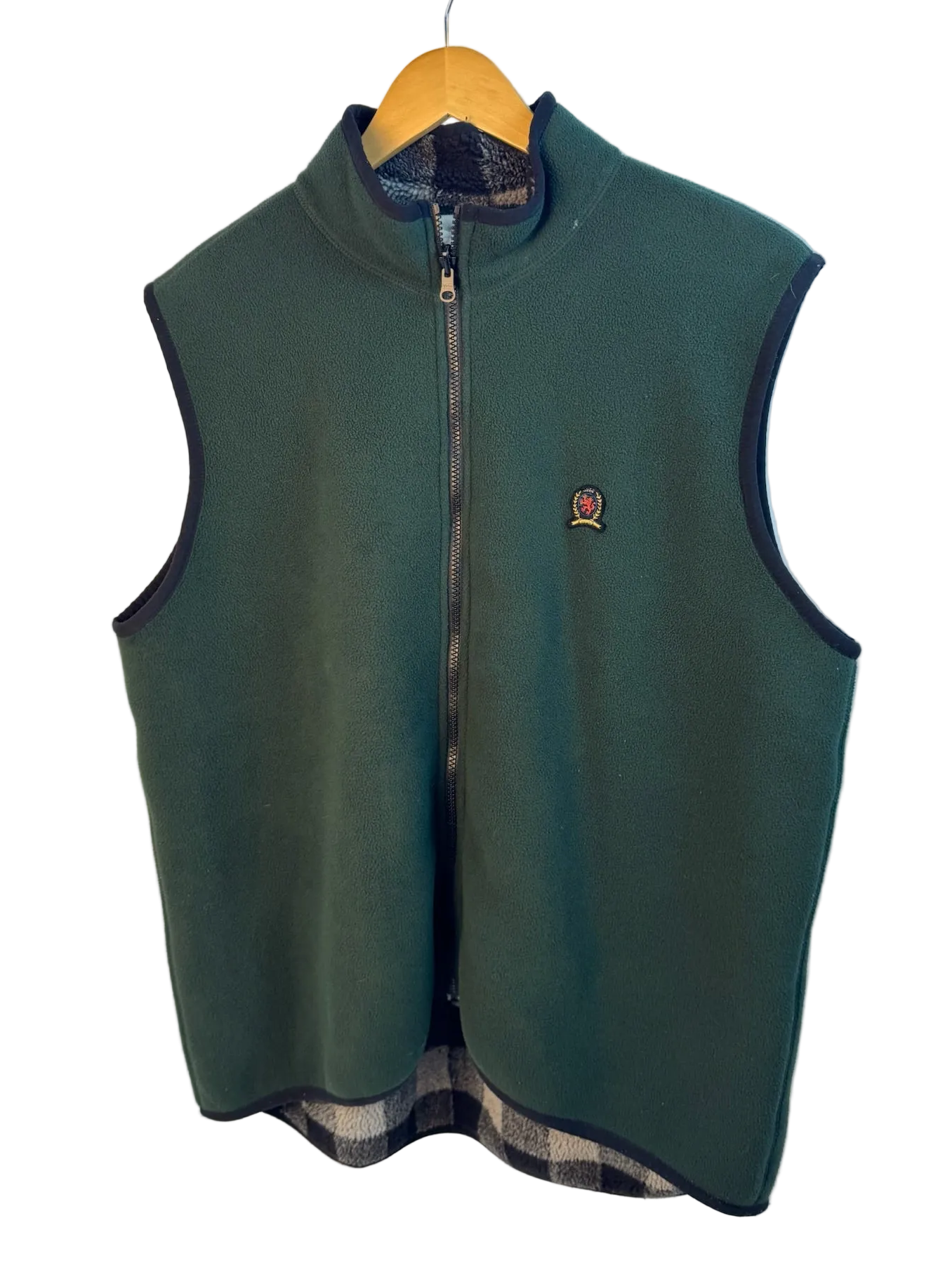 9-255 Tommy Green Fleece Vest