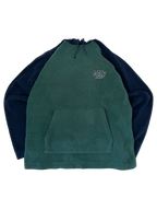 1A-140-CH Green and Blue Gap Fleece Sweater