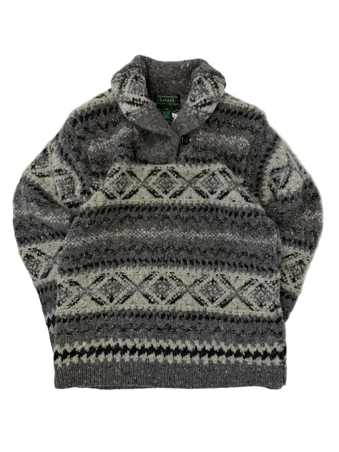 1A-108-CH Grey Ralph Lauren Wool Knit