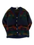 1A-105-CH Structure Colourful Cardigan