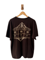 4A-173-CH Boston Bruins Brown Tee
