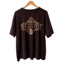 4A-173-CH Boston Bruins Brown Tee