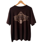 4A-173-CH Boston Bruins Brown Tee