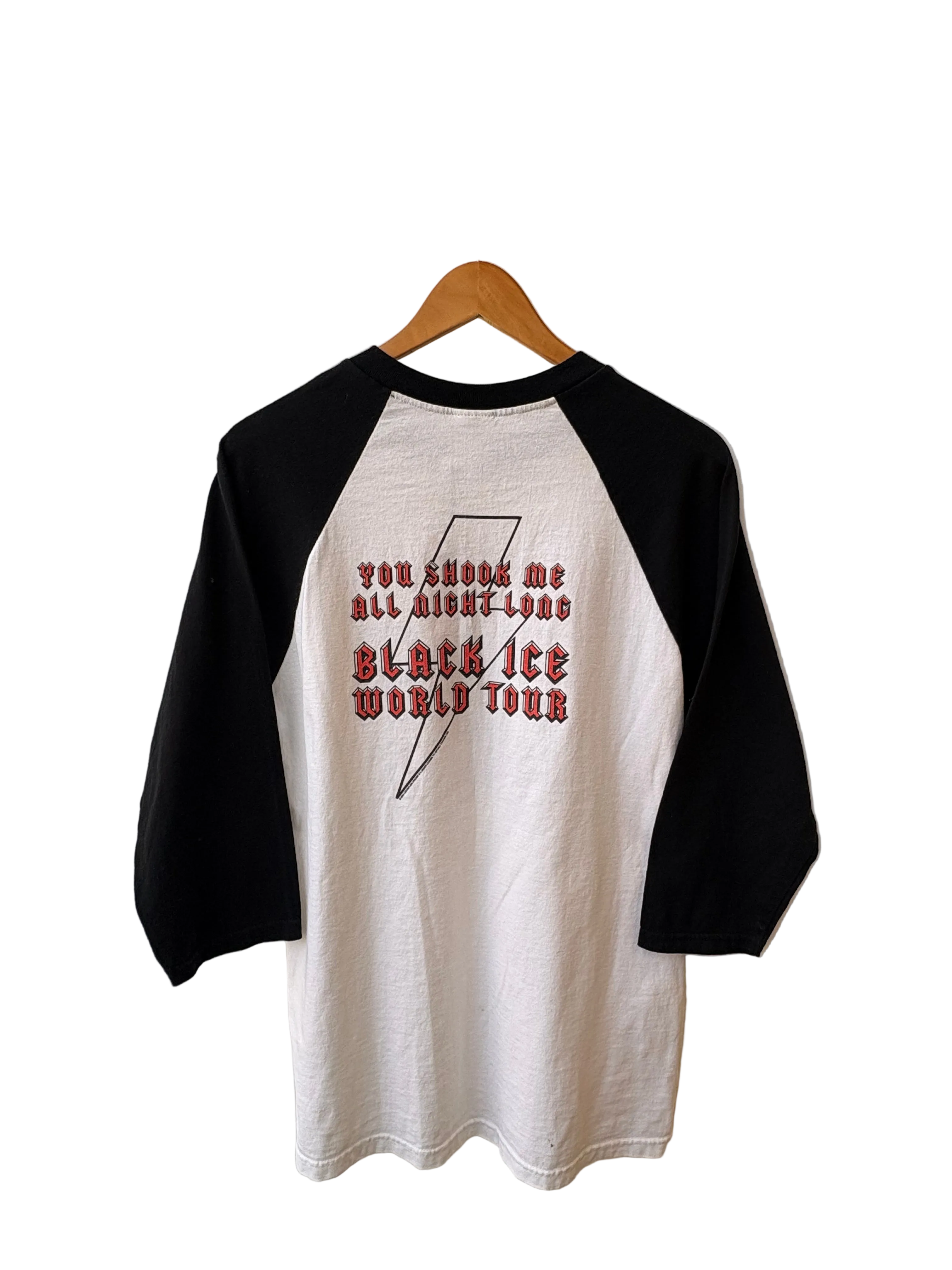 4A-99-CH ACDC Black and White Tee