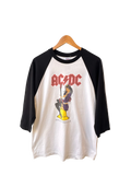 4A-99-CH ACDC Black and White Tee