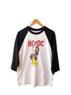 4A-99-CH ACDC Black and White Tee