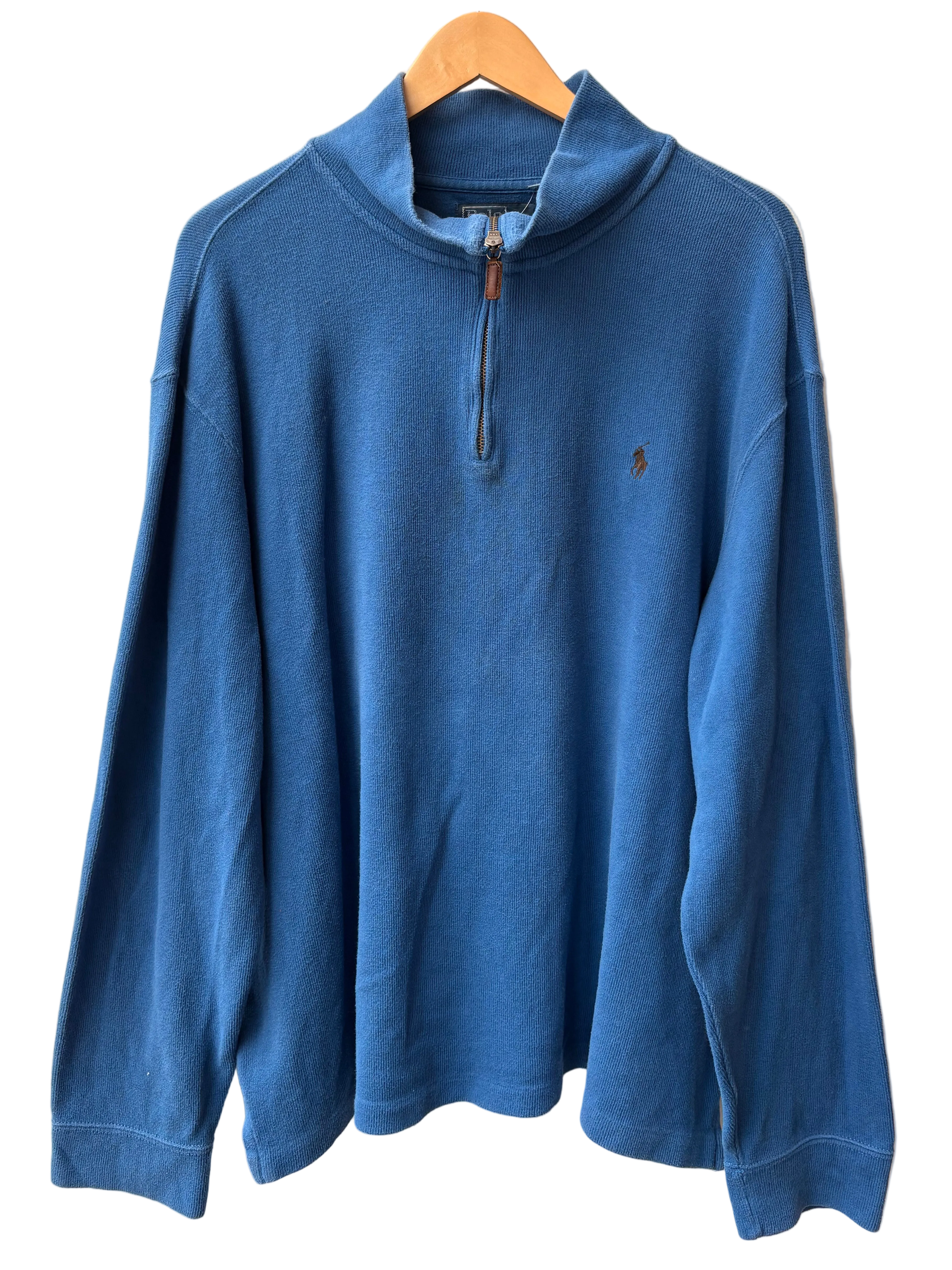 4A-94-CH Blue Polo Quarter Zip