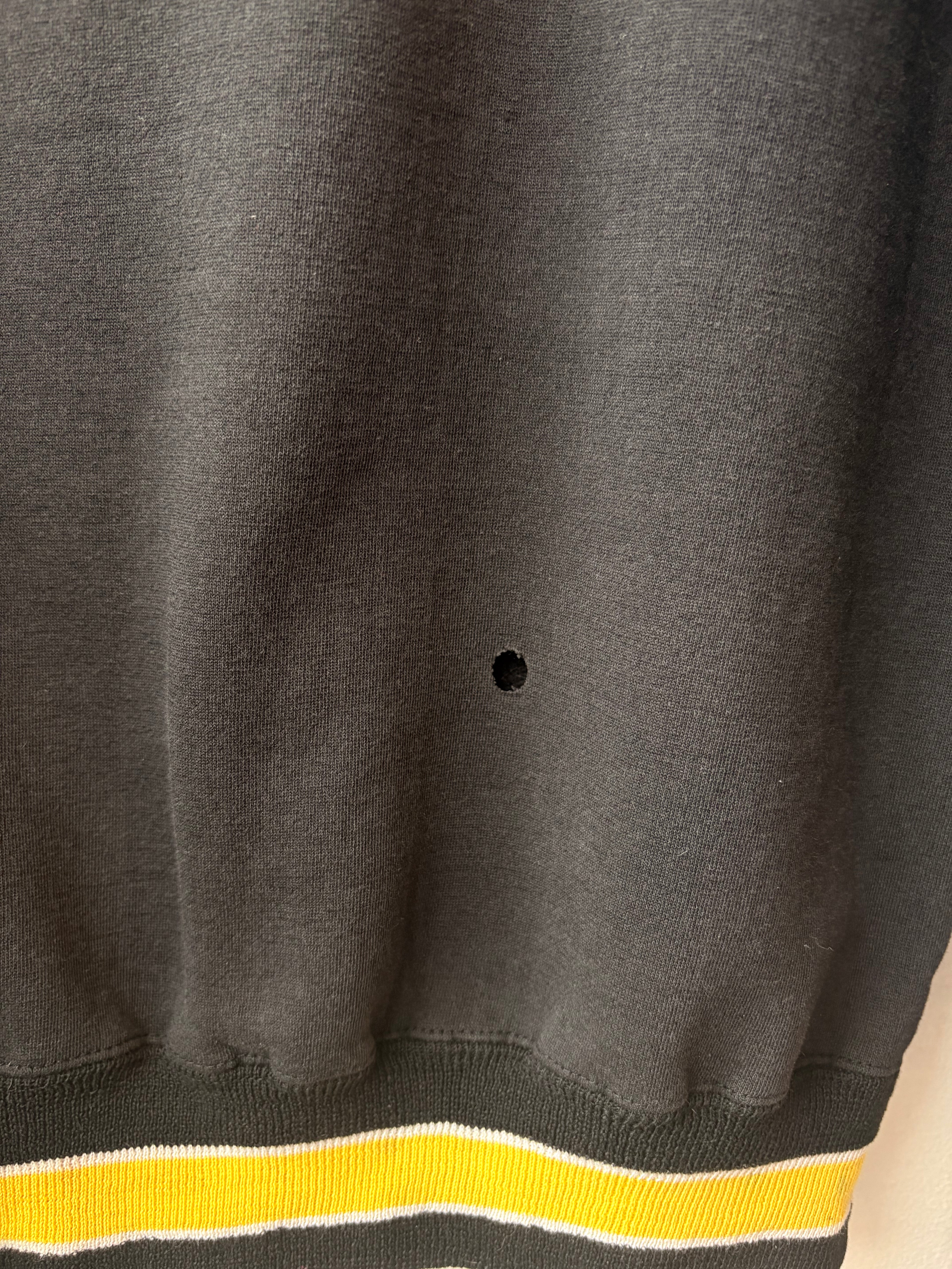 1A-96-CH Black Steelers Crewneck