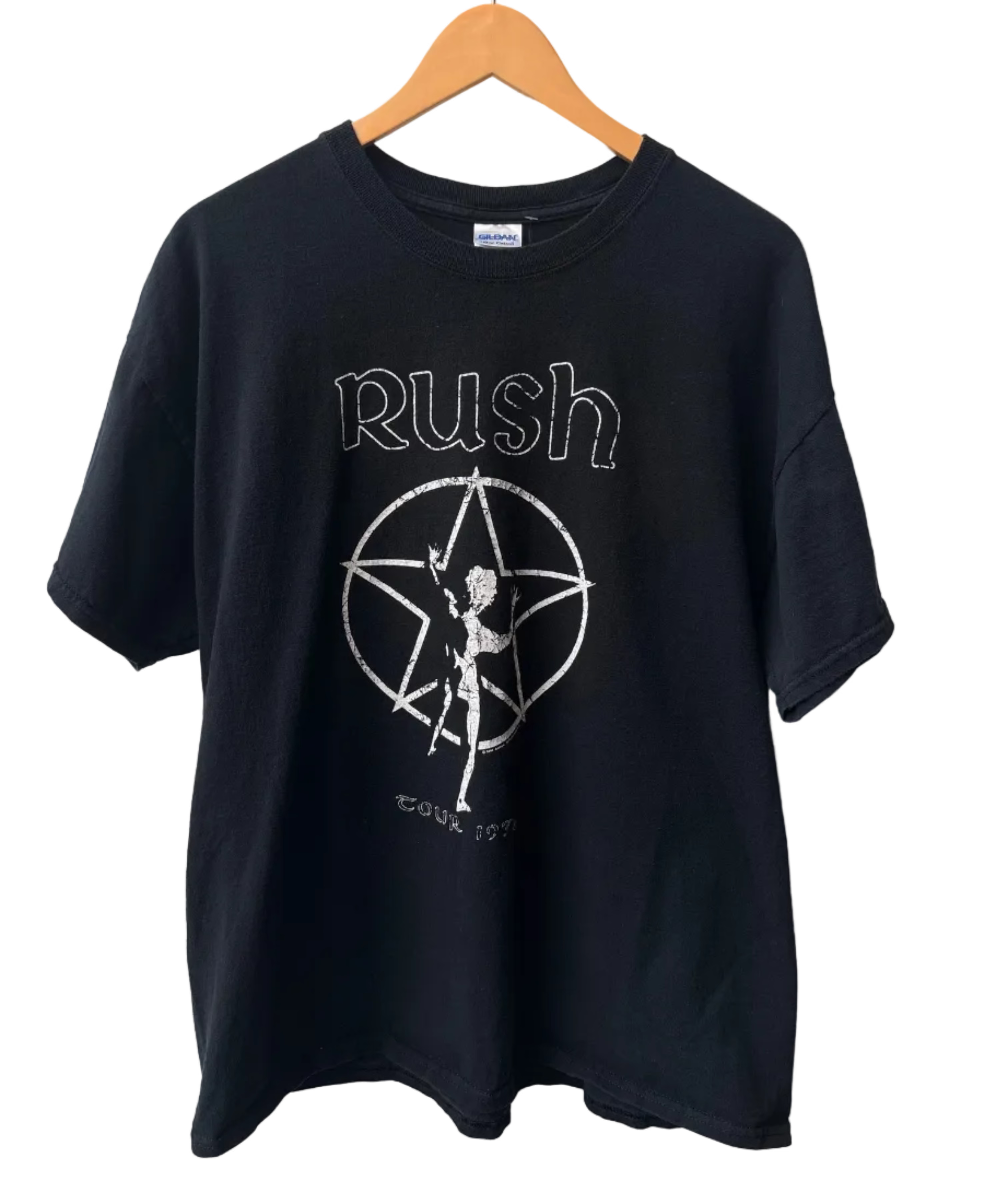 4A-106-CH Rush Black Star Tee