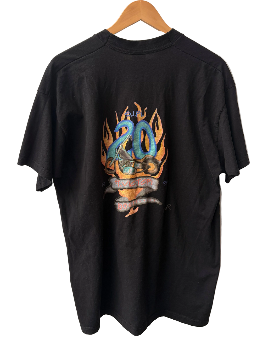 4A-103-CH 20th Annual Black Motorbike Shirt