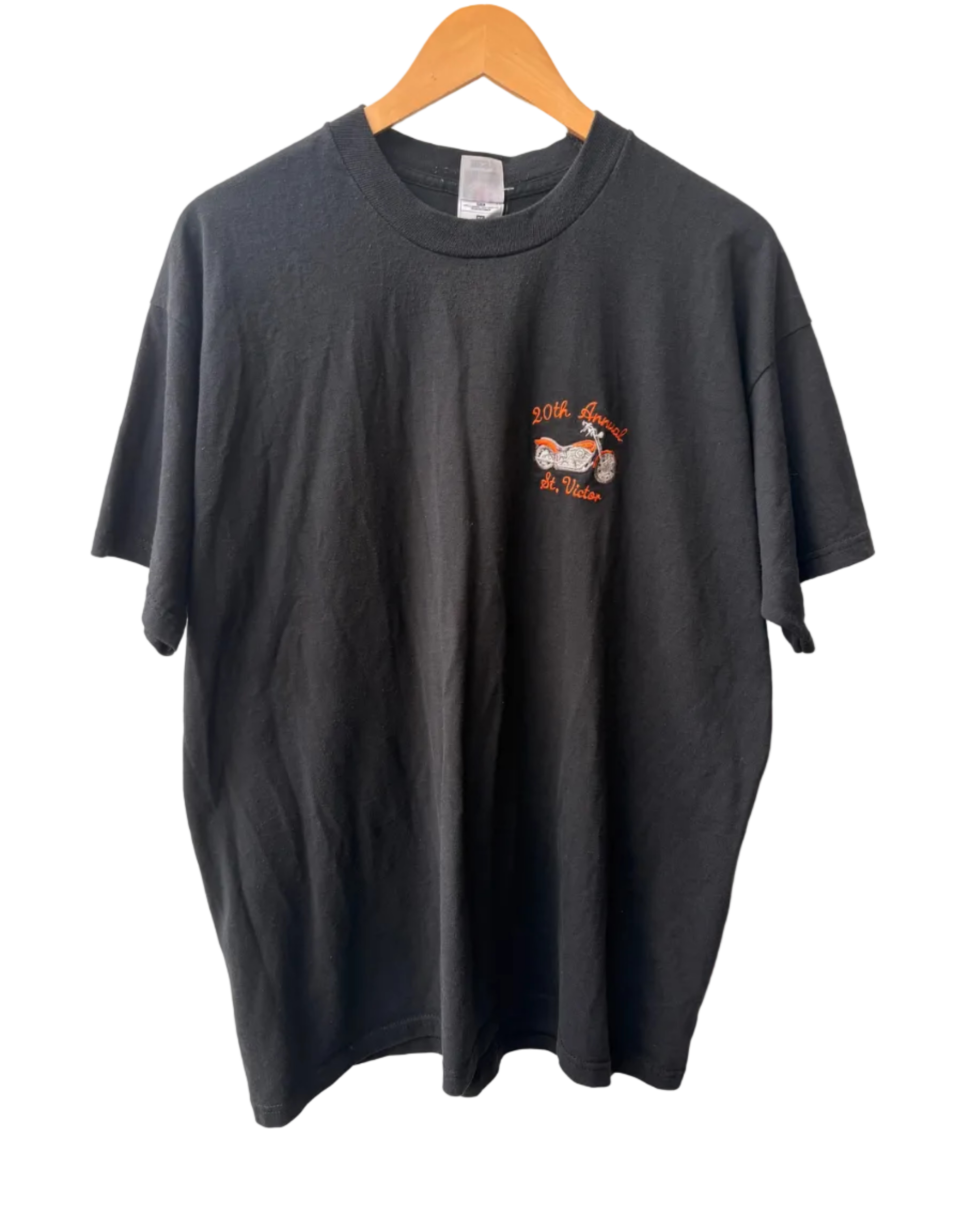 4A-103-CH 20th Annual Black Motorbike Shirt