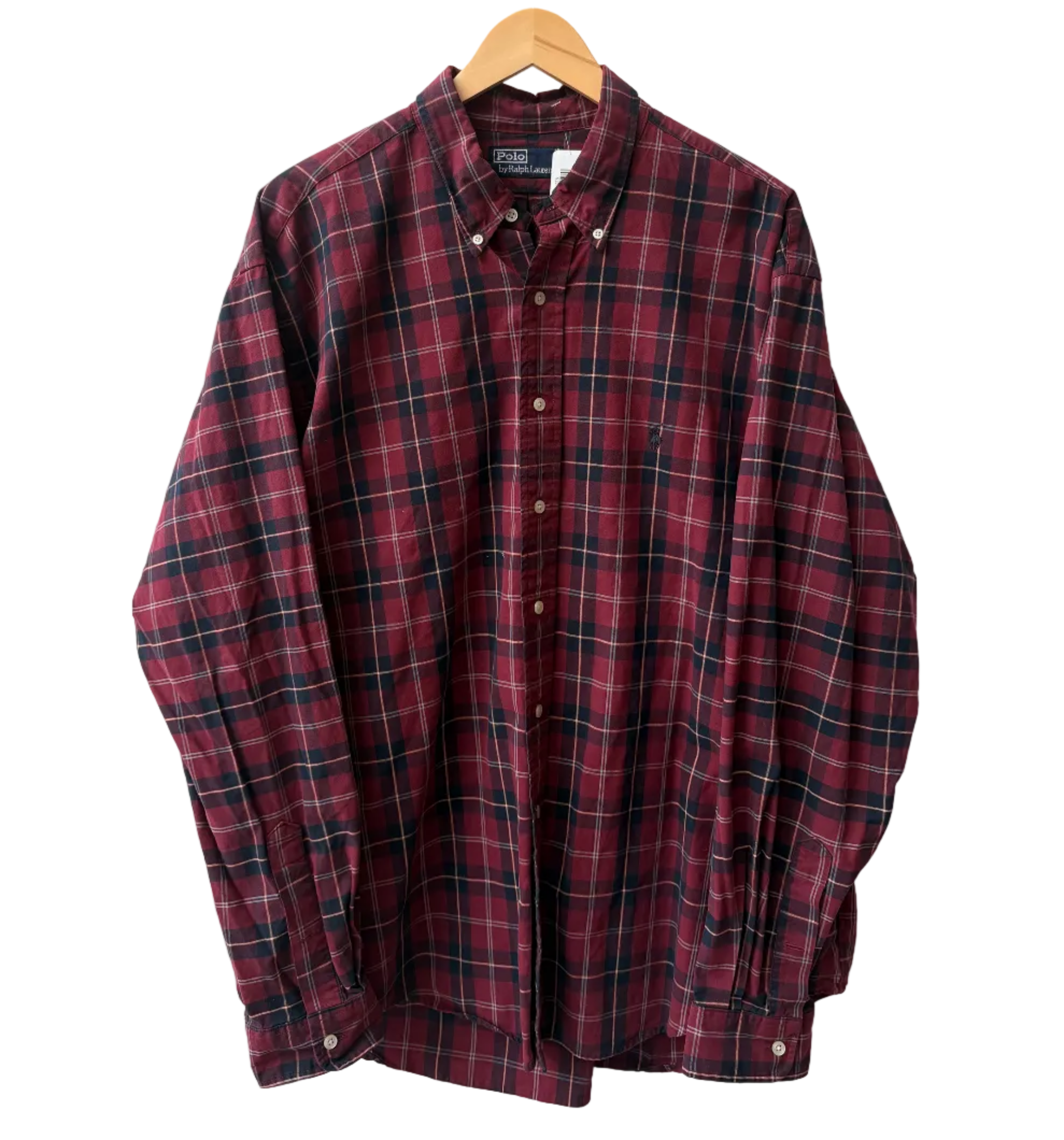 4A-113-CH Plaid Ralph Lauren Button Up