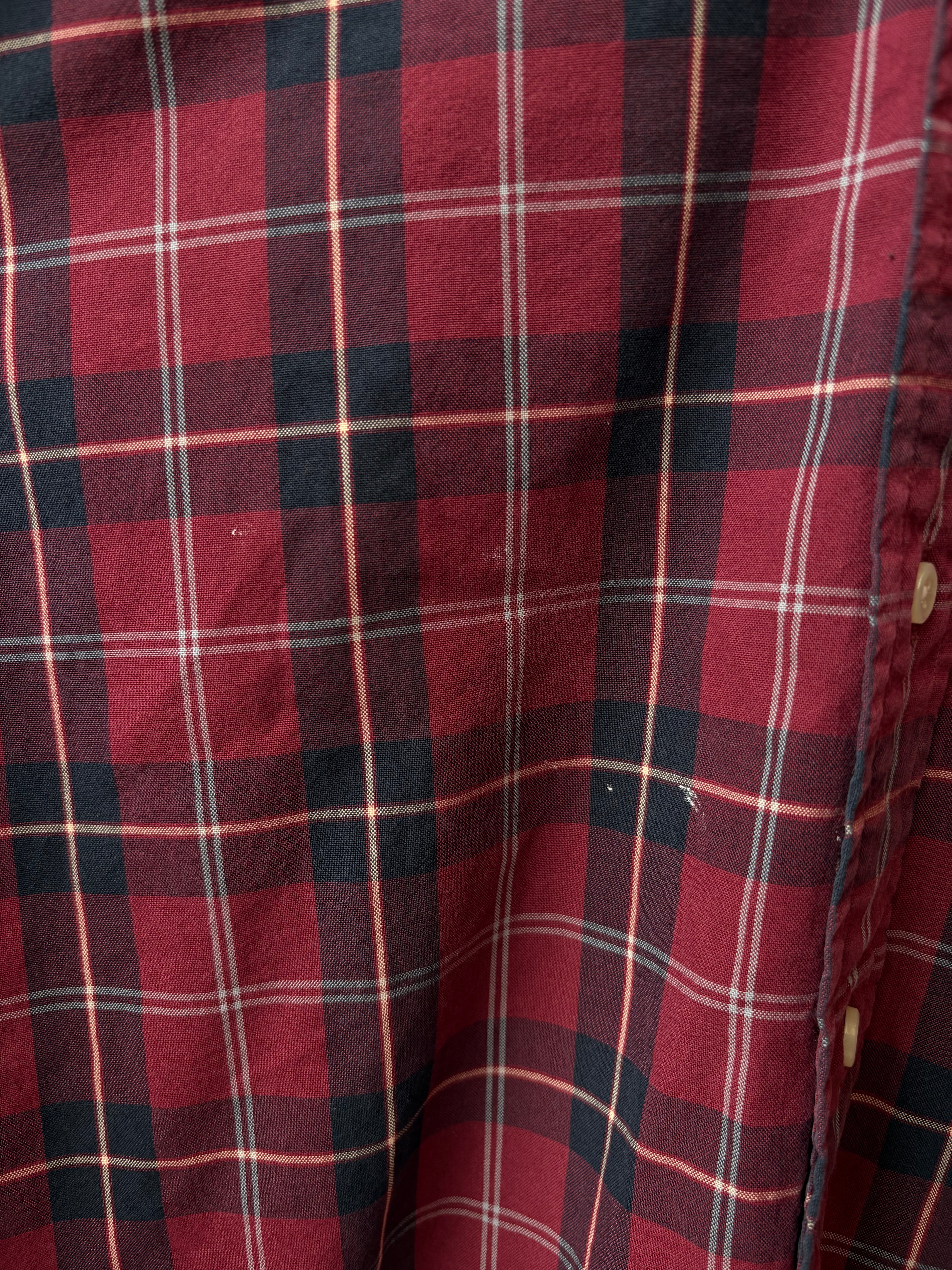 4A-113-CH Plaid Ralph Lauren Button Up