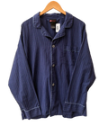 4A-154-CH Hanes Blue Stripe Longsleeve
