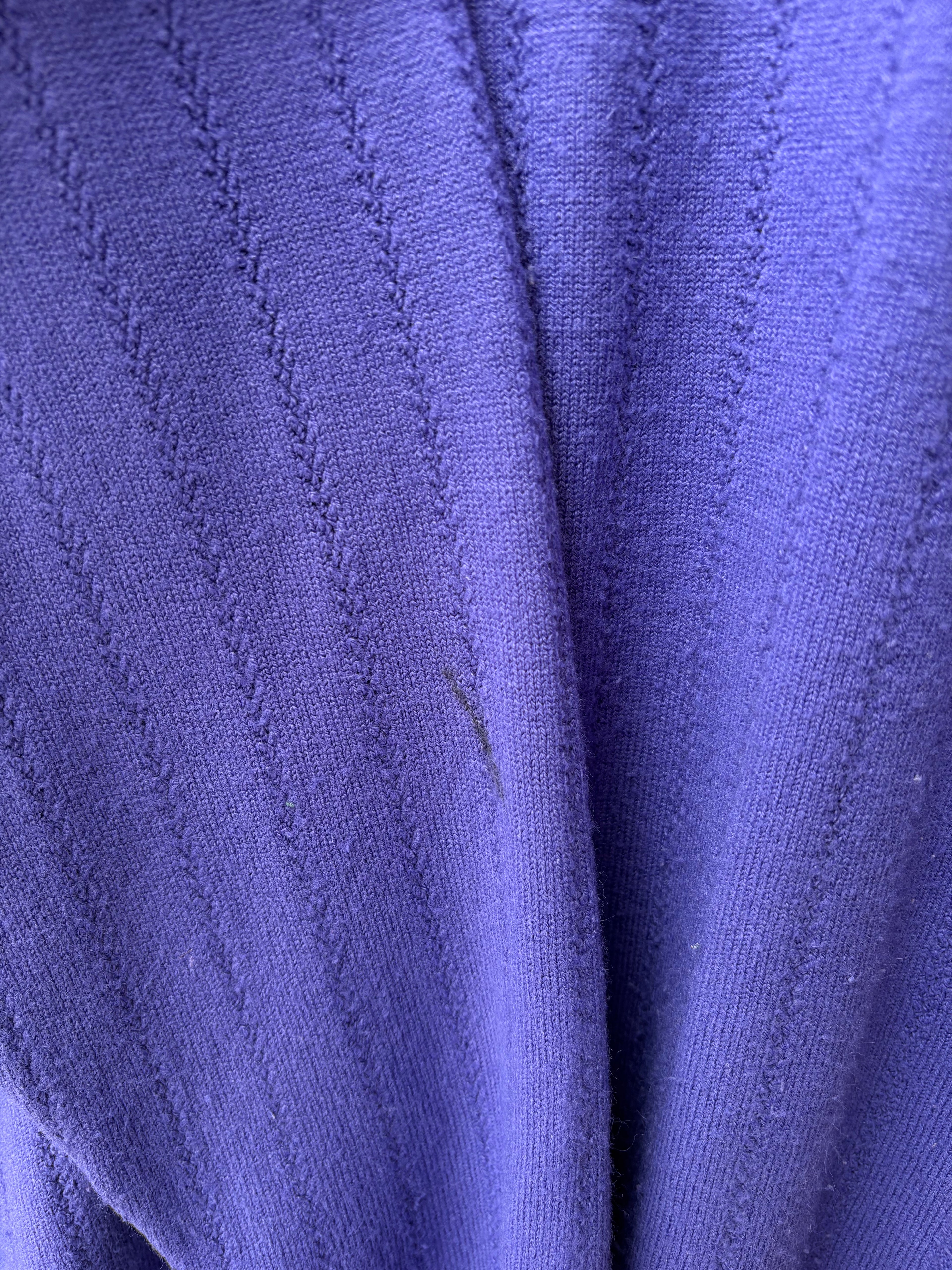 Purple Knit Sweater