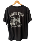 4A-174-CH Diesel Tech Black Tee