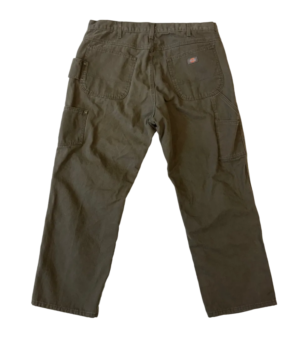 4A-207-CH Dickies Green Cargos