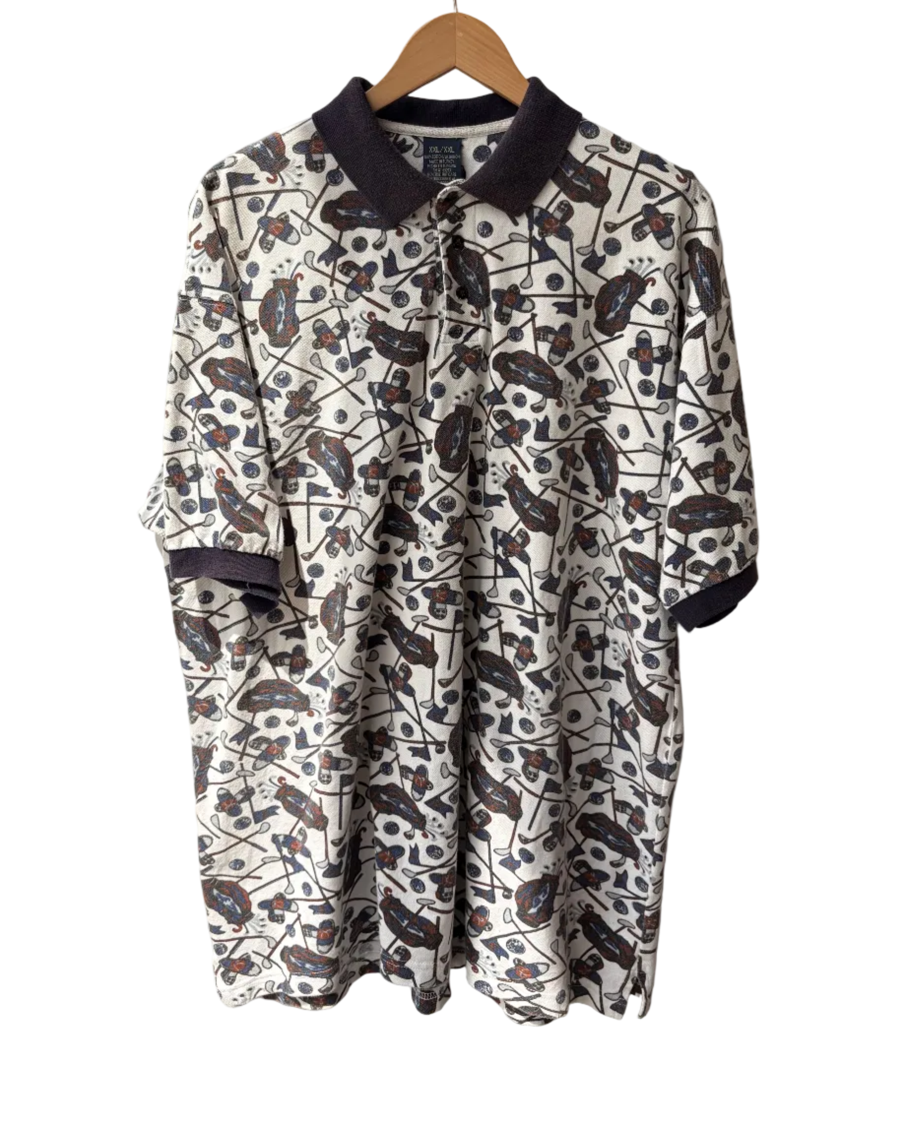 Crazy Fun Golf Collared Shirt