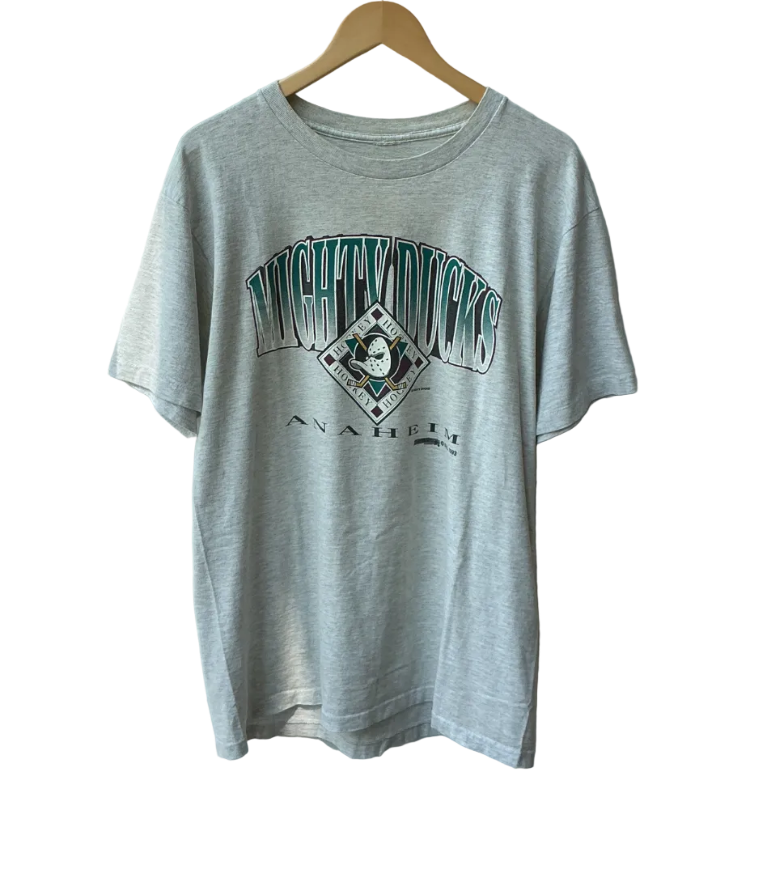 Club-193-Grey Anaheim Ducks tee