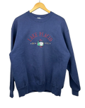 11-593-CH Navy Lake Placid Embroidered Crewneck