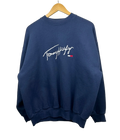 10-45 Cursive Tommy Navy Crew