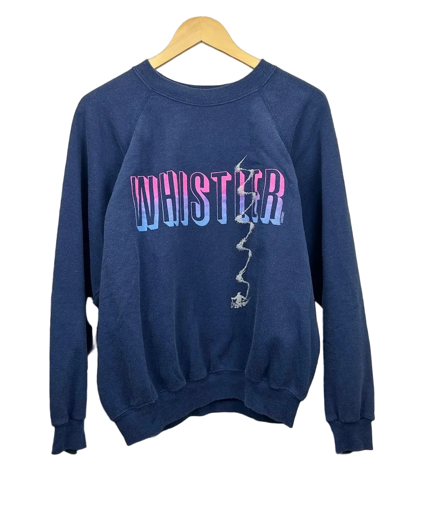 11-594-CH Navy Whistler Retro Ski Crewneck